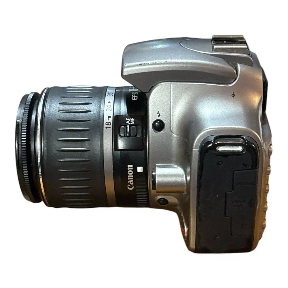 Canon EOS Digital Rebel 300D DSLR Camera Bundle 2 Batteries/ Charger Strap Cable